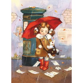 Красный зонтик Красный зонтик