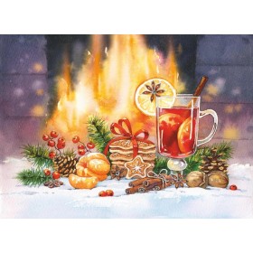 Глінтвейн ля каміну