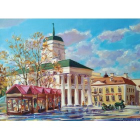 Восень у Мінску (Мінская ратуша)