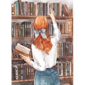 У бібліятэцы