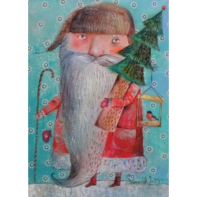 Двайная паштоўка "Дзядуля Мароз"