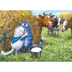 Паштовы раман. Сіняя хустачка